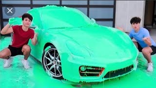 SLIME PRANK ON TWIN BROTHERS CAR!! (Tg fuchka) parnk