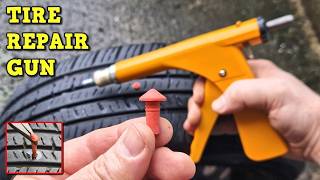 Tire Repair Gun - Mushroom Plug Kit