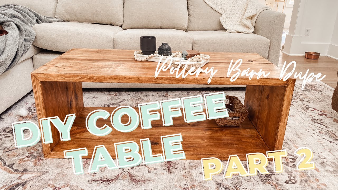 WE ARE DONE!!! DIY coffee table + part 2 - YouTube