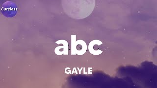 GAYLE - abc (The Wild Remix) (Lyrics) Resimi