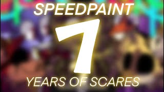 [Speedpaint] 7 Years and Lots of Fears! [FNAF 7th Anniversary]