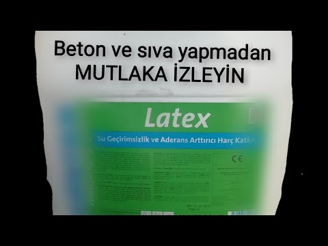 Musí sa monitorovať latexový (latexový) test, príspevok latexu k betónu