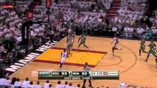 LeBron James - Defense Leads To Offense (Heat vs Celtics PlayOff 2011)