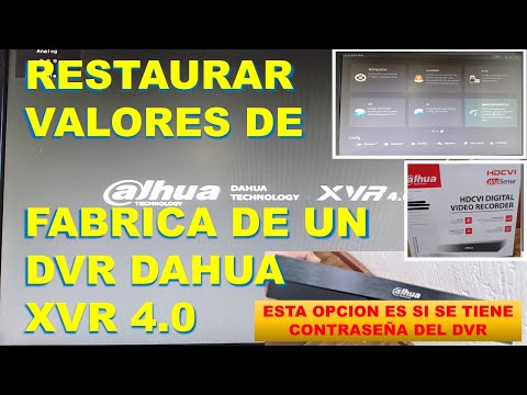 RESTAURAR VALORES DE