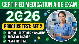 Certified Medication Aide Practice Exam Questions And Answers 2026 Set 2 Pass First Try