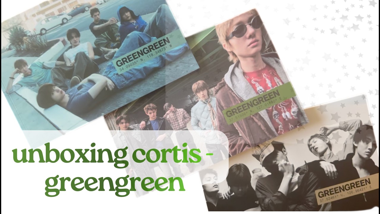 unboxing cortis - greengreen - YouTube