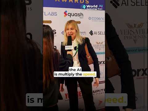 Attendee testimonial video from World AI Expo Dubai