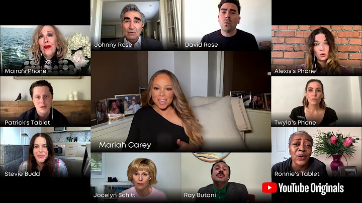 Mariah Carey Hero Live Zoom Special June 2020 David Rose Reaction Schitt's Creek Salute To Teacher