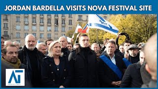 Live: Jordan Bardella Visits Nova Festival Site in Israel | RN Leader | France-Israel Ties