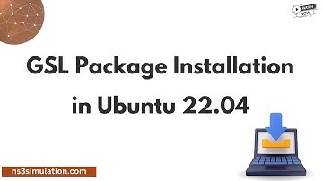 GSL Package installation in Ubuntu 22.04