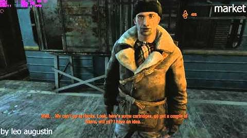 Metro 2033 Redux - Market bullets ammo locations and open the safe