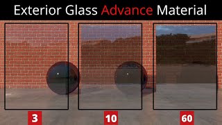 How to Create Realistic Exterior Glass Material in VRay for SketchUp