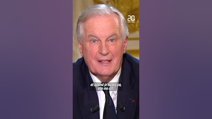 Michel Barnier estime que Marine Le Pen « est rentrée dans une surenchère »