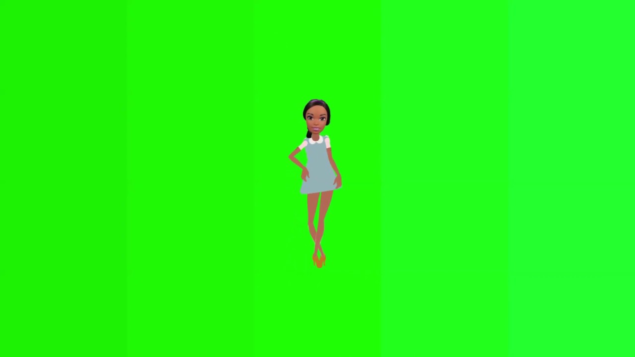 Barbie Green Screen Animation Royalty Item Giveaway YouTube