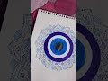 Evil eye mandala art💙❤