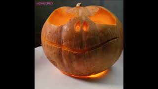 I Carved a Jack Skellington Pumpkin for Halloween, and It Turned Out Beautifully