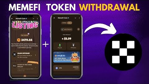 MEMEFI TOKEN WITHDRAW IN OKX || How to withdraw ETH (linea) From Memefi wallet