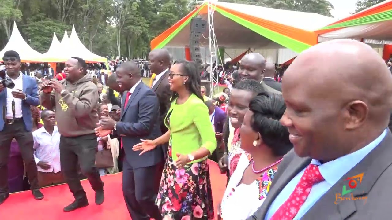 Mwalimu Kendagor performing Winchit live during the Inauguration of Nandi Governor 2022