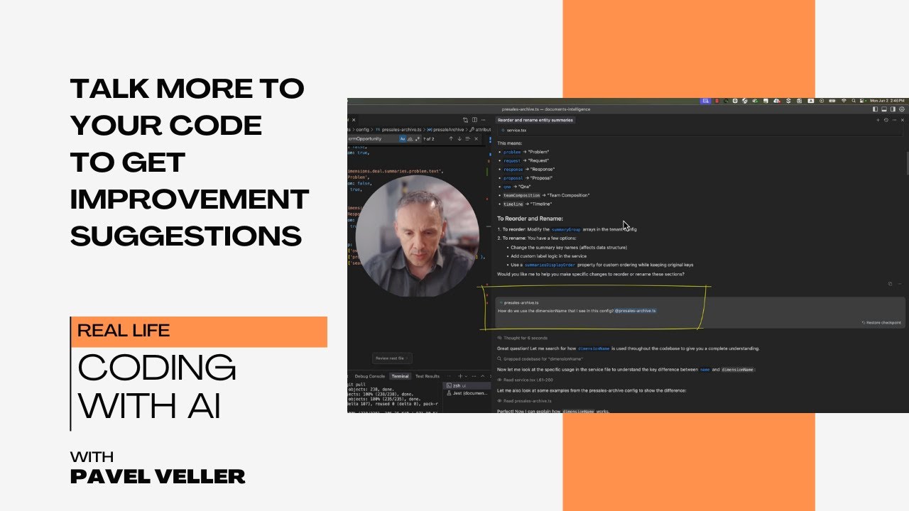 Talk more to your codebase to get improvement suggestions - YouTube