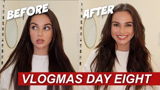 VLOGMAS: My BEST Secret for FAST EASY CURLS (for long hair!!) screenshot 2