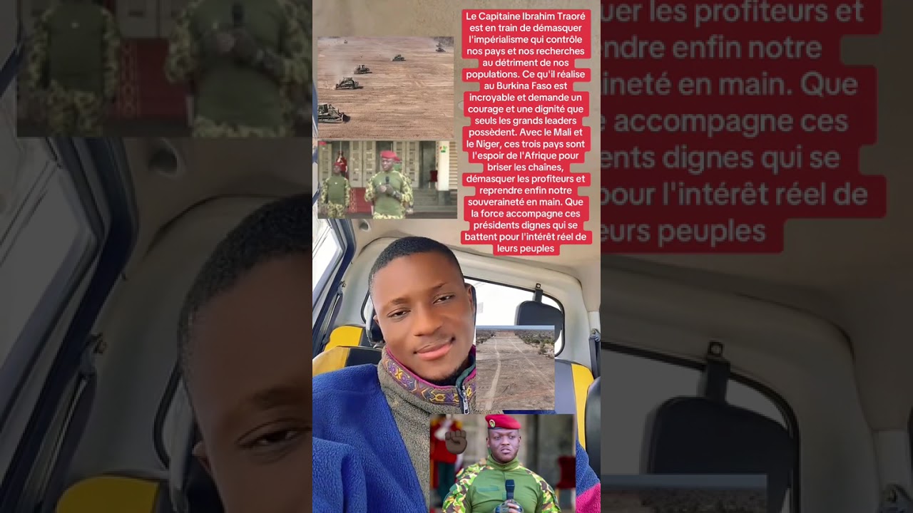 viviez Ibrahim traore et viviez L'AES regardons se vidéo la ensemble pour mieux comprendre 