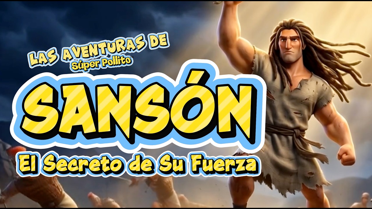 Sansón y El Secreto de Su Fuerza 💪🦁 | Las Aventuras de Súper Pollito™ 🐥