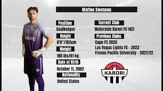 Matteo Swenson 2026 Highlights | Waterside Karori