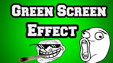 Flash Run Green Screen Effect