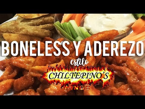 RECETA: Boneless y Aderezo estilo Chiltepinos ??? - YouTube