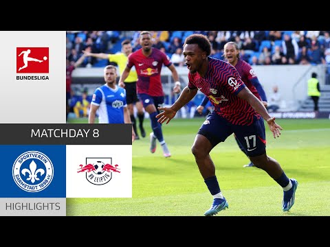 Darmstadt 98 RB Leipzig Goals And Highlights