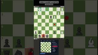 King’s Gambit Accepted. Real human-like chess AI engine. Not a Stockfish!