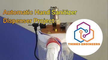Automatic hand sanitizer dispenser project