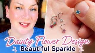 Cute Flower Nose Rings That Sparkle ✨ Nose Ring Review