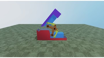 Simulation of Multiple Bar Automobile Door Hinge