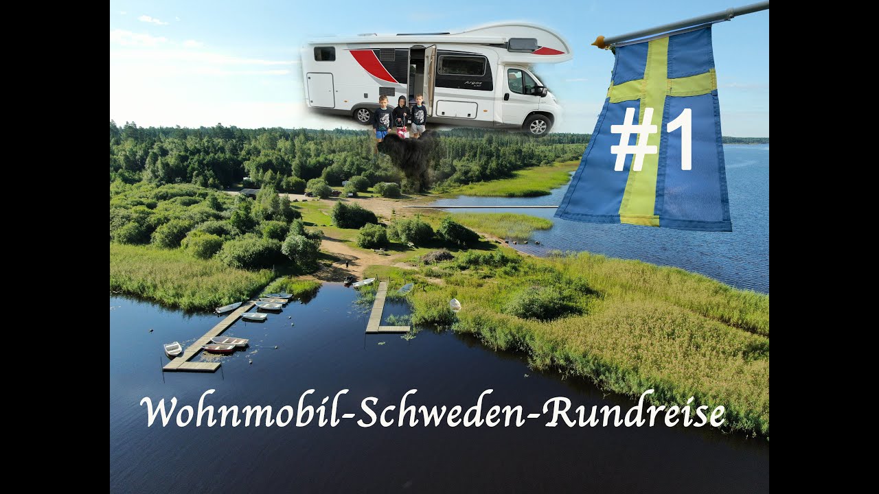 schweden camping tour wohnwagen