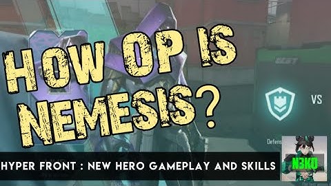 How OP is the  hero Nemesis? Hyper Front Gameplay
