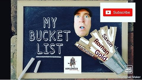 Berserker Metal Detecting UK 15 XP ORX, BUCKET LIST!