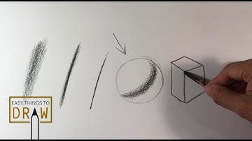 Intro to Charcoal - How to use edges - Easy things to draw