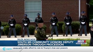 South Mississippi community honors Deputy Mike Jimerson through procession