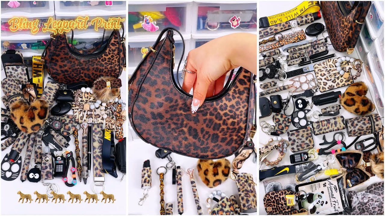 Amazing leopard print 🤩#keychain #selfdefenseplug #mysterybox #linkinbio #asmr #selfdefensekeychain 