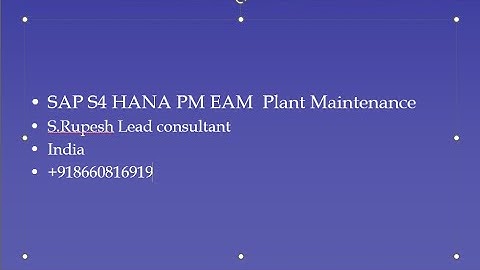 S4 HANA PM EAM Online training + 91 866 08 169 19 Linear asset Management