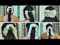 5 Easy&Quick Hair Style With Flower For Traditional Functions/Short Hair Jadai Hairstyle For Girls