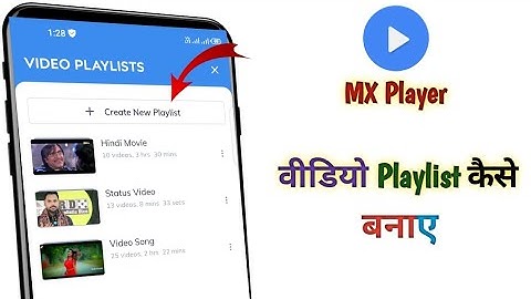 Mx Player Me Playlist Kaise Banaye | How To Create Playlist On Mx Player | Playlist Kaise Banaye