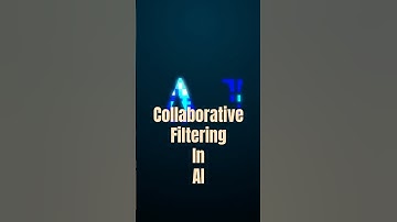Collaborative Filtering in Ai #ai #internet #genai #recommendations #ecommerce #netflix #amazon