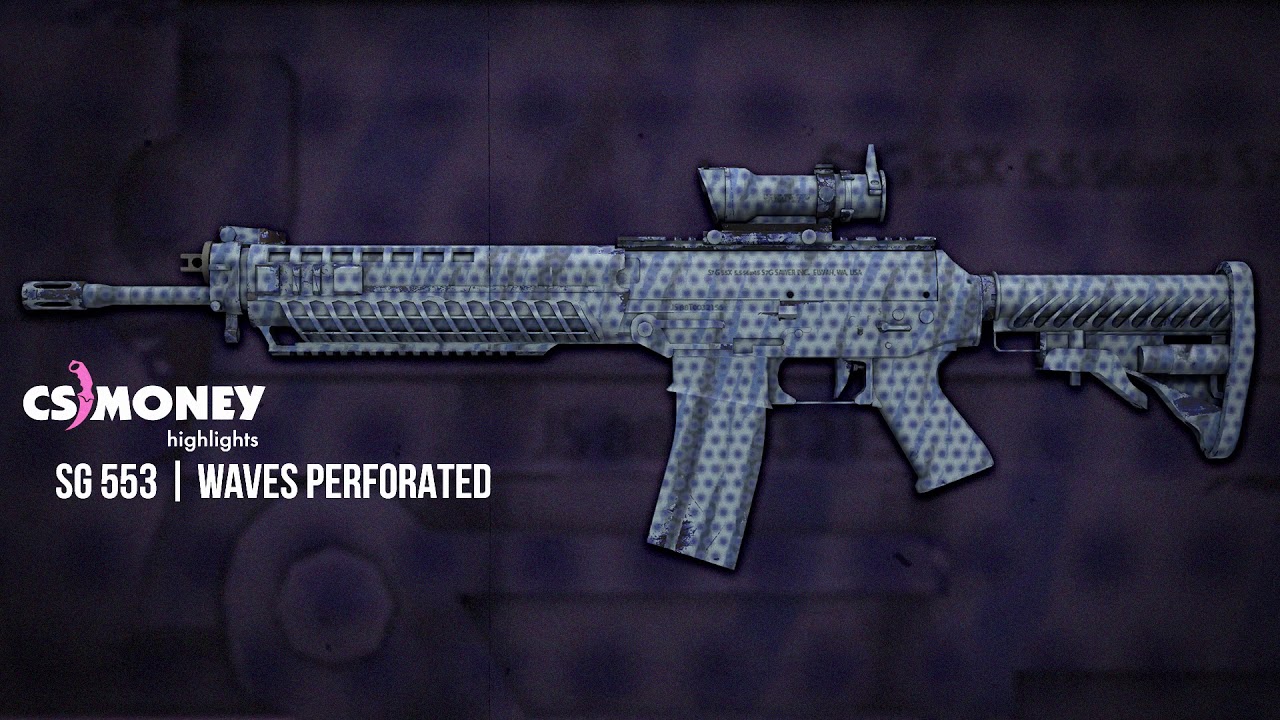 CS:GO | SG 553 - Waves Perforated - YouTube