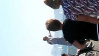 Happy San Francisco Man Dancing In Bath Robe