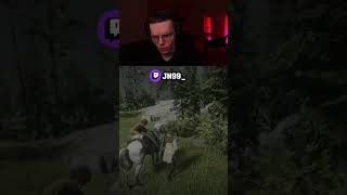 Npc is a loyal viewer, trying to save my horse from another death. #gamingclips #gaming #rdr2