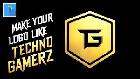 How to design techno gamerz logo in Illustrator  CC. Note ( It is only for tutorial not for copy).