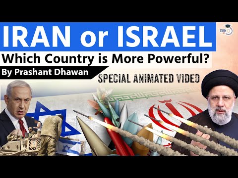 IRAN or ISRAEL WHICH COUNTRY IS MORE POWERFUL? | Special Animated Video by Prashant Dhawan