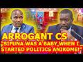 💥'ARROGANCE &amp; RUDE💥SIFUNA CLASH WITH CS JOHN MBADI IN SENATE, "SIFUNA IS A KID TO ME, I KNOW BETTER"